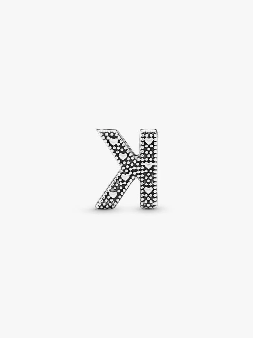 S925 Simple Alphabets A to Z Sterling Silver Charms Collection - Image 19