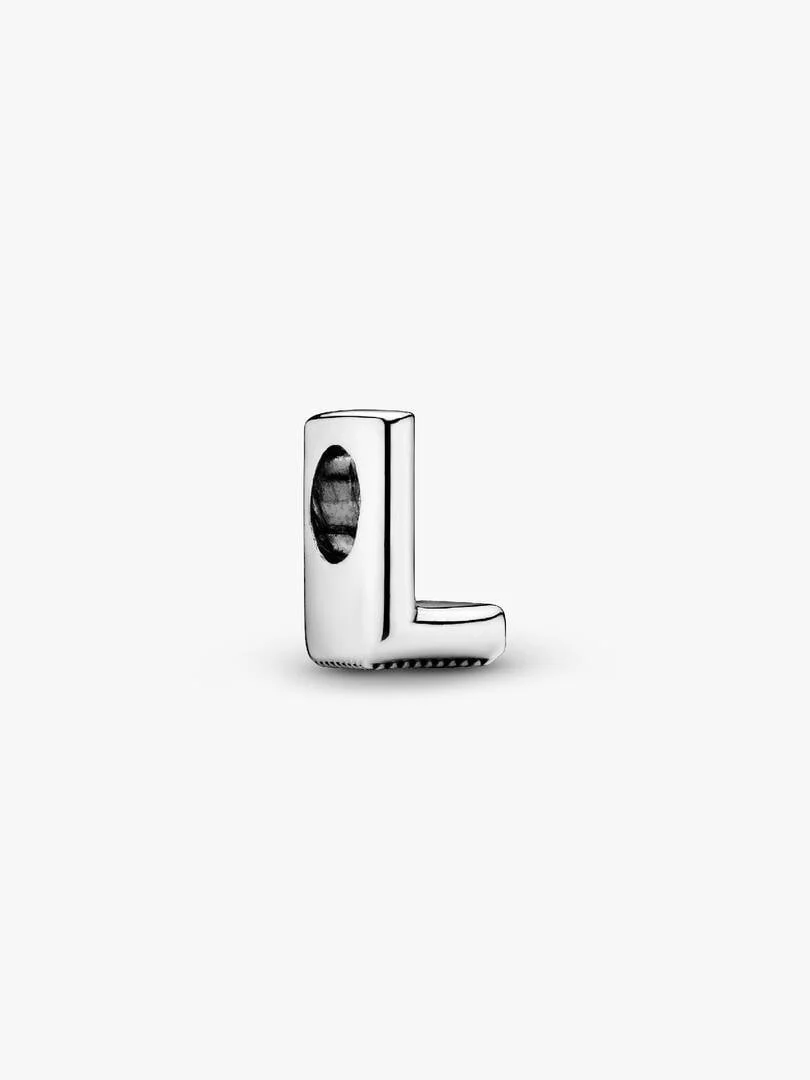 S925 Simple Alphabets A to Z Sterling Silver Charms Collection - Image 20