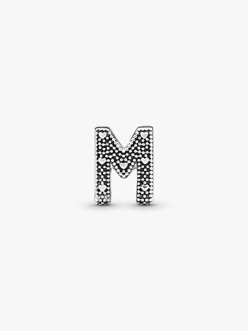 S925 Simple Alphabets A to Z Sterling Silver Charms Collection - Image 22
