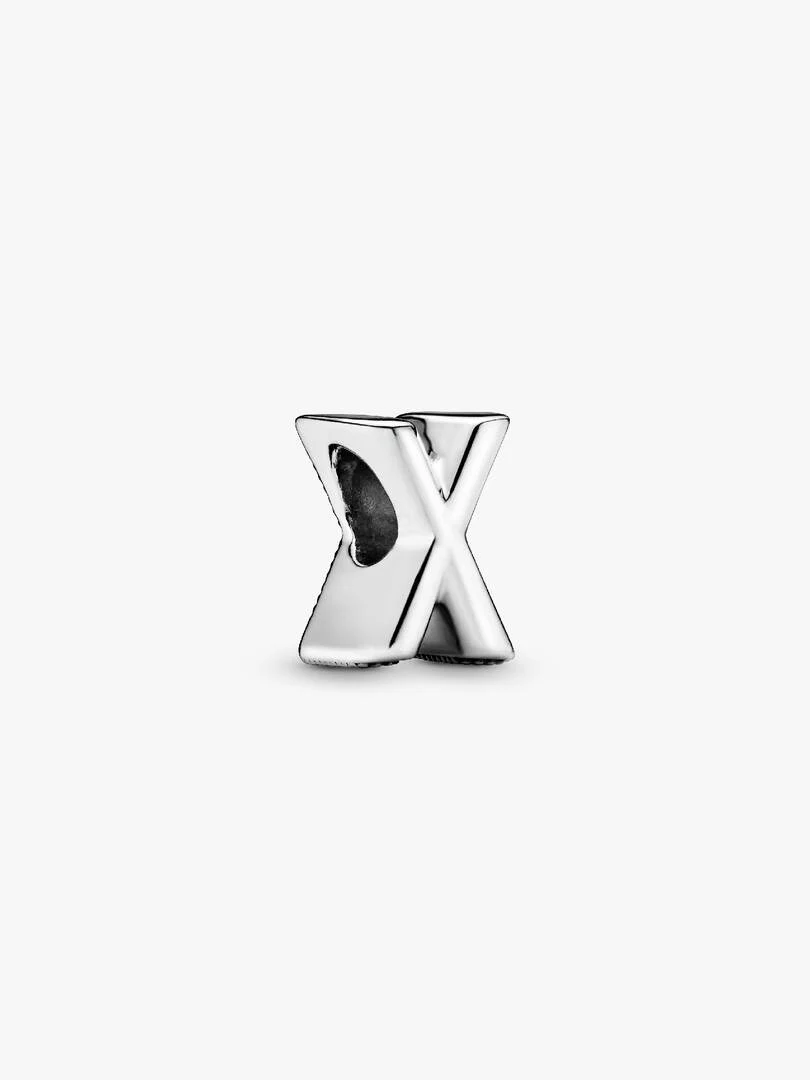 S925 Simple Alphabets A to Z Sterling Silver Charms Collection - Image 39