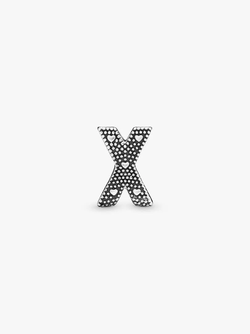 S925 Simple Alphabets A to Z Sterling Silver Charms Collection - Image 40